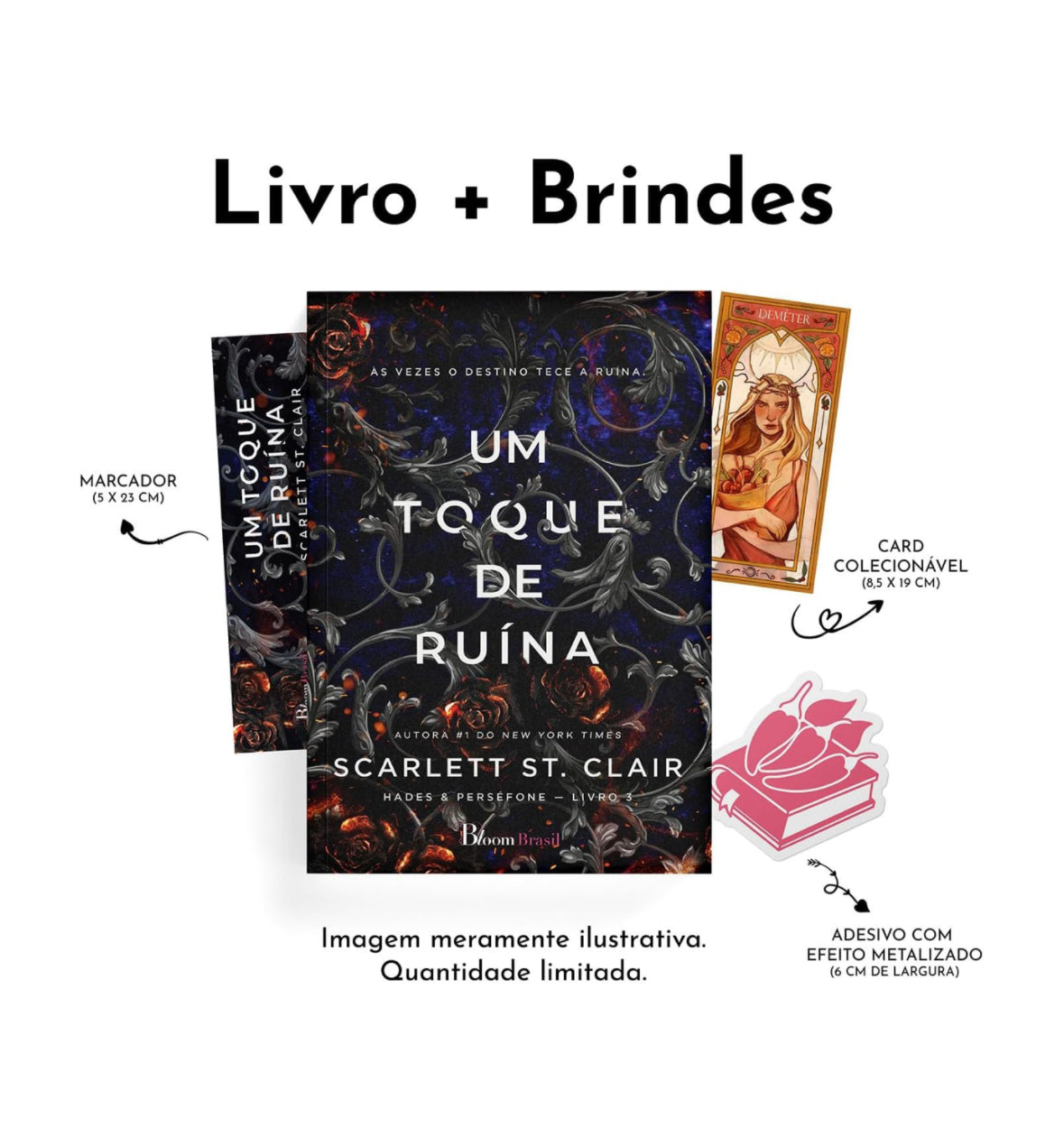 Um toque de ruína (Com brindes): 3 - Scarlett St. Clair