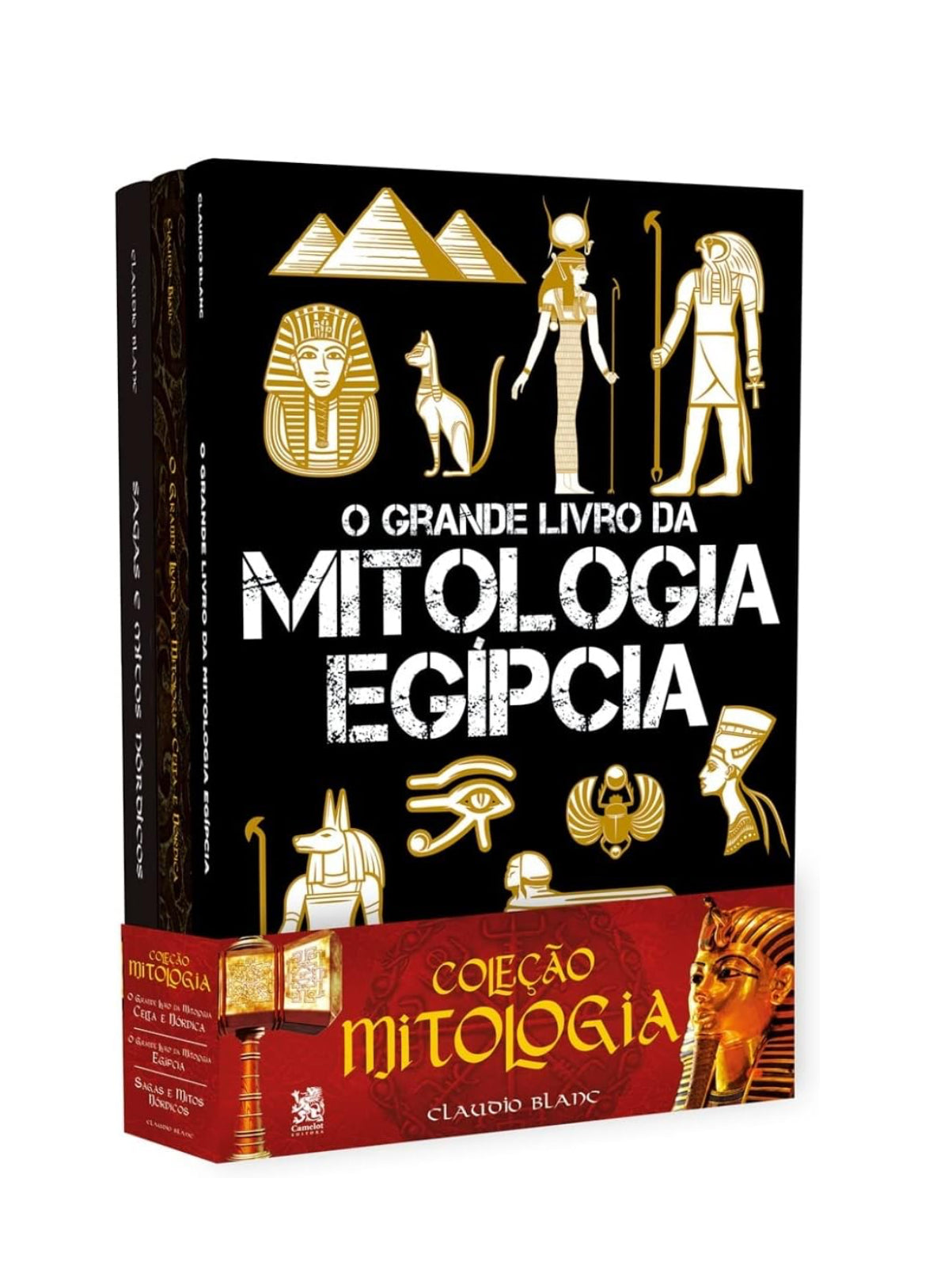 Coleção Mitologias | Kit com 3 Livros - O Grande Livro da Mitologia Egípcia - O Grande Livro da Mitologia Celta e Nórdica - Sagas e Mitos Nórdicos