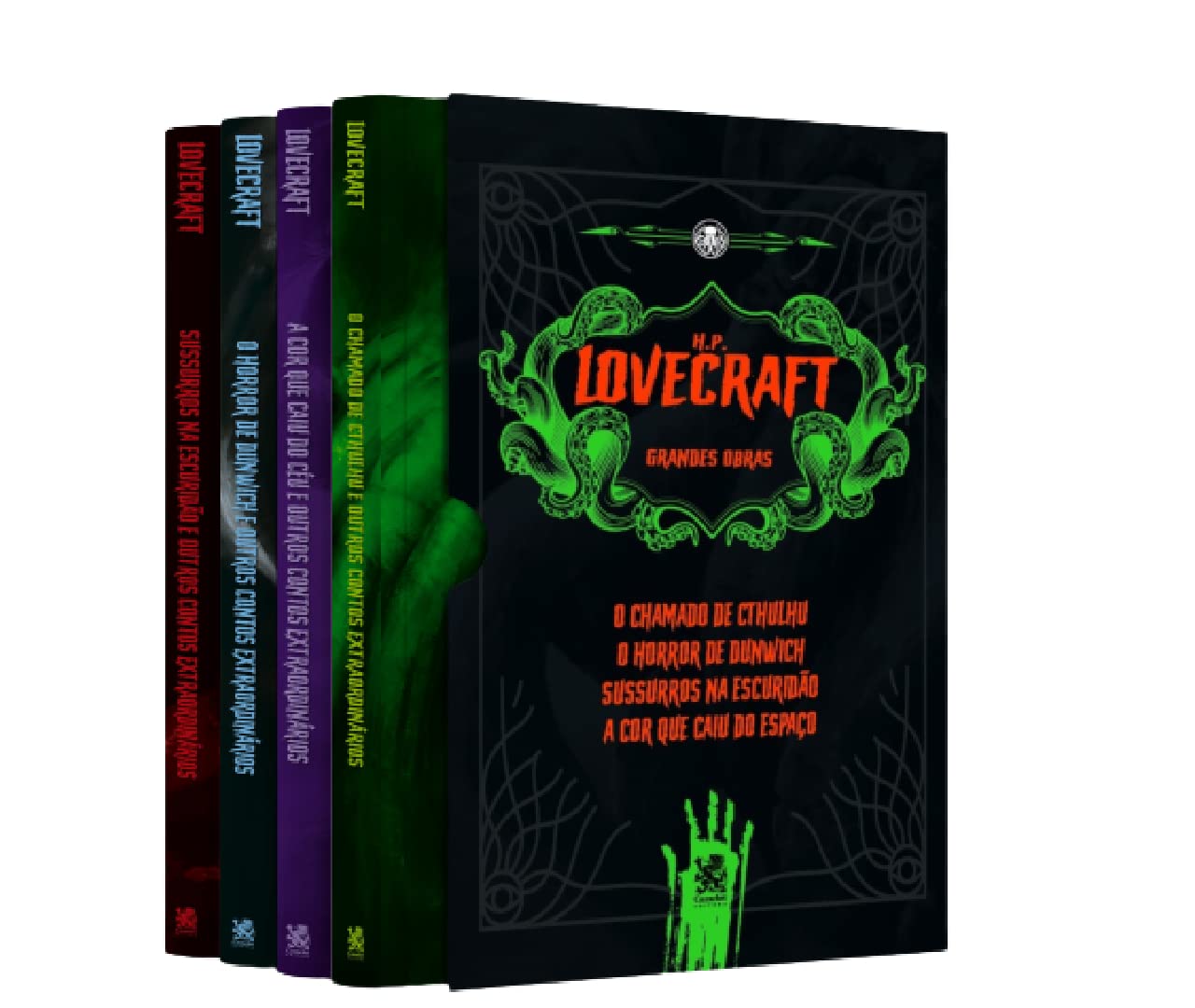 Grandes Obras de H.P Lovecraft | Box com 4 Livros Capa comum