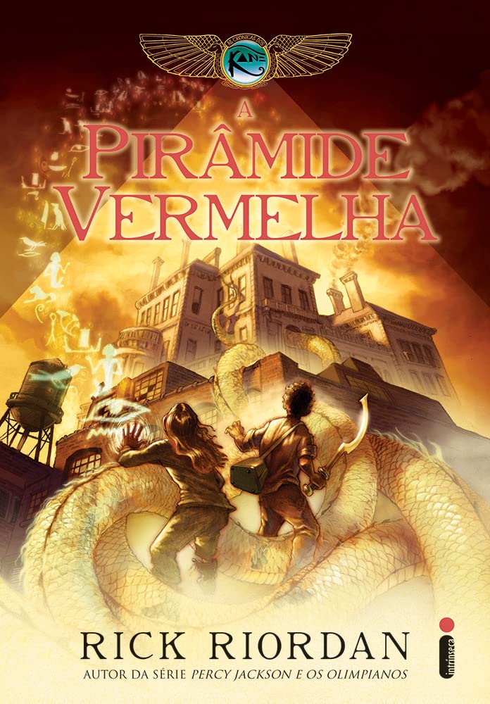 A pirâmide vermelha: (Série As Crônicas Dos Kane): 1 - Rick Riordan - Capa comum