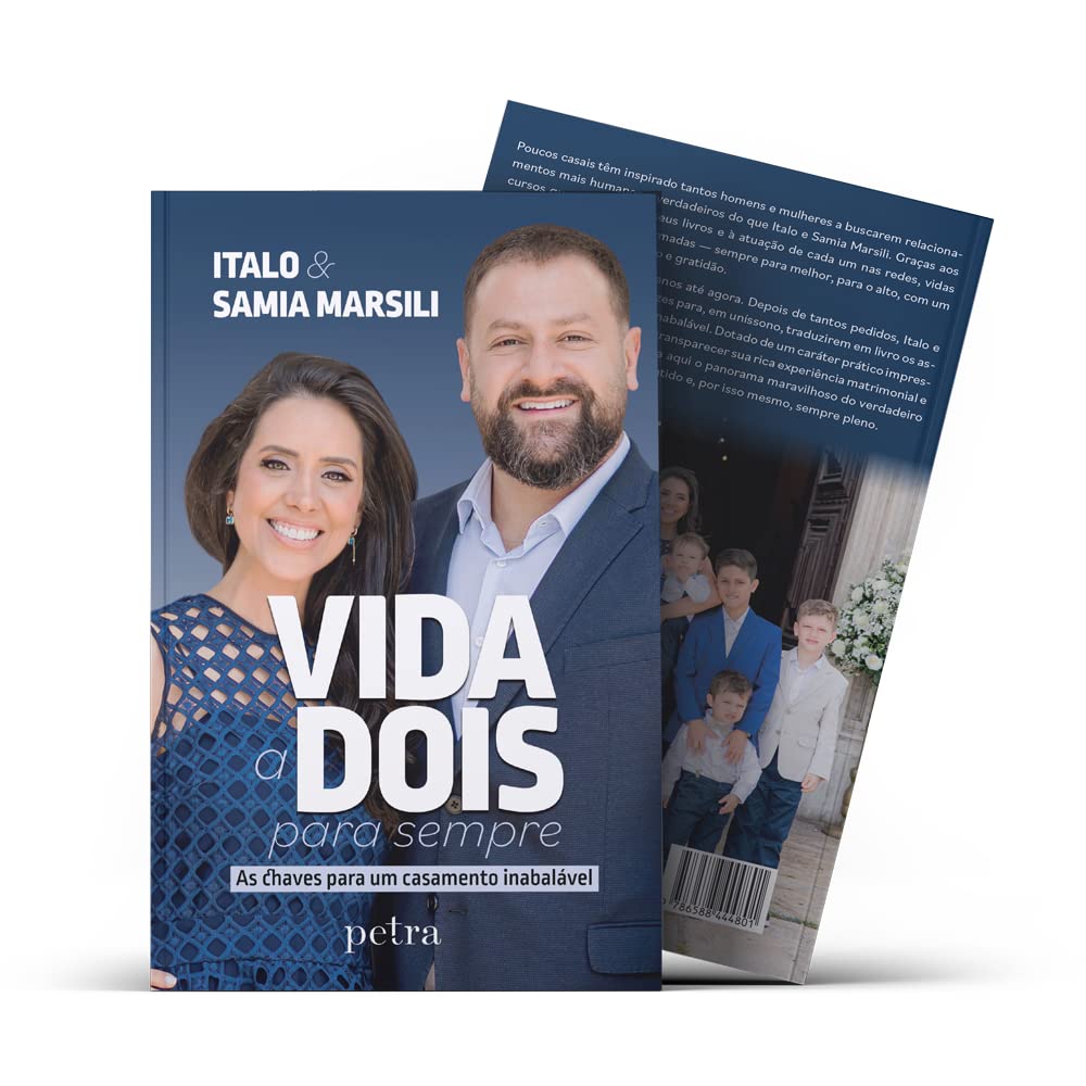 Vida a dois para sempre: As chaves para um casamento inabalável - Italo e Samia Marsili - Capa comum