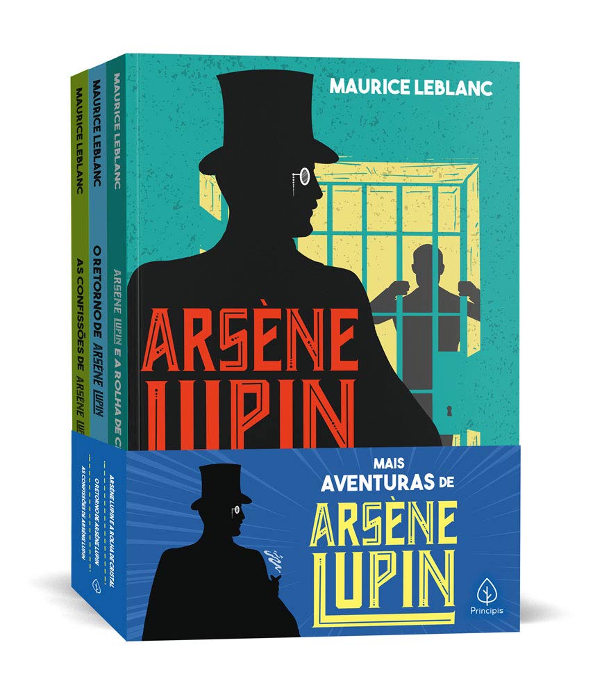 Mais aventuras de Arsène Lupin - Kit com 3 livros - Capa comum