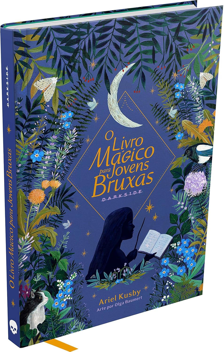 O Livro Mágico para Jovens Bruxas - Ariel Kusby e Olga Baumert (ilustradora) - Capa dura Darkside