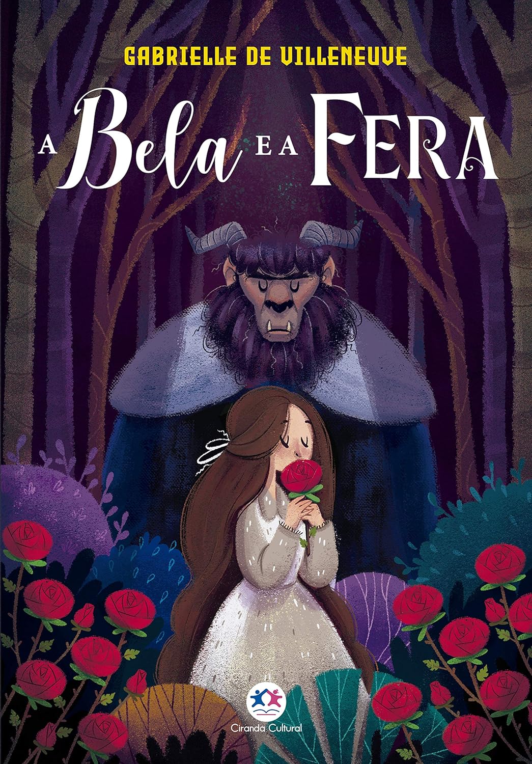 A bela e a fera - Gabrielle de Villeneuve - Capa comum