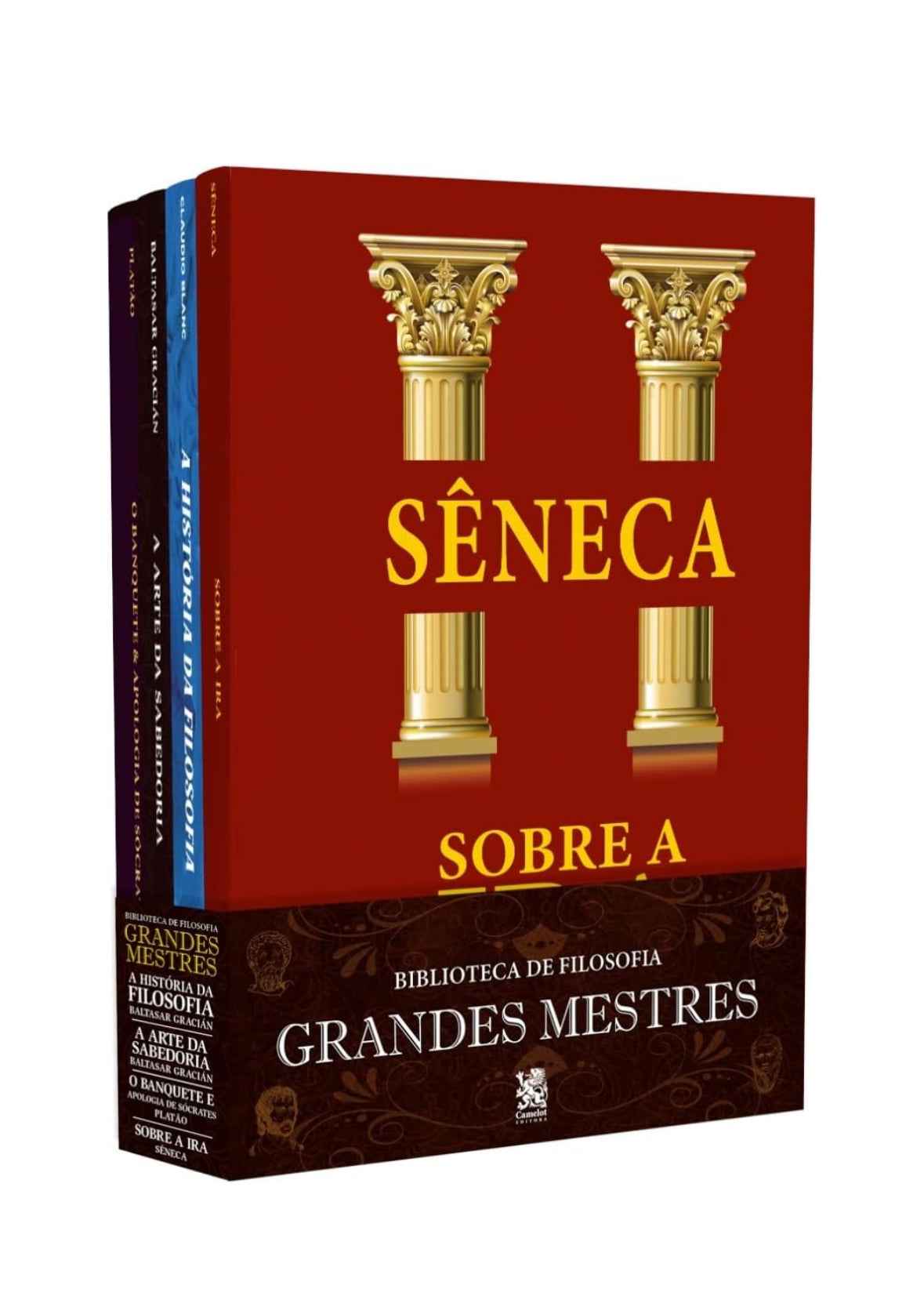 Biblioteca de Filosofia - Grandes Mestres | Kit com 4 Livros