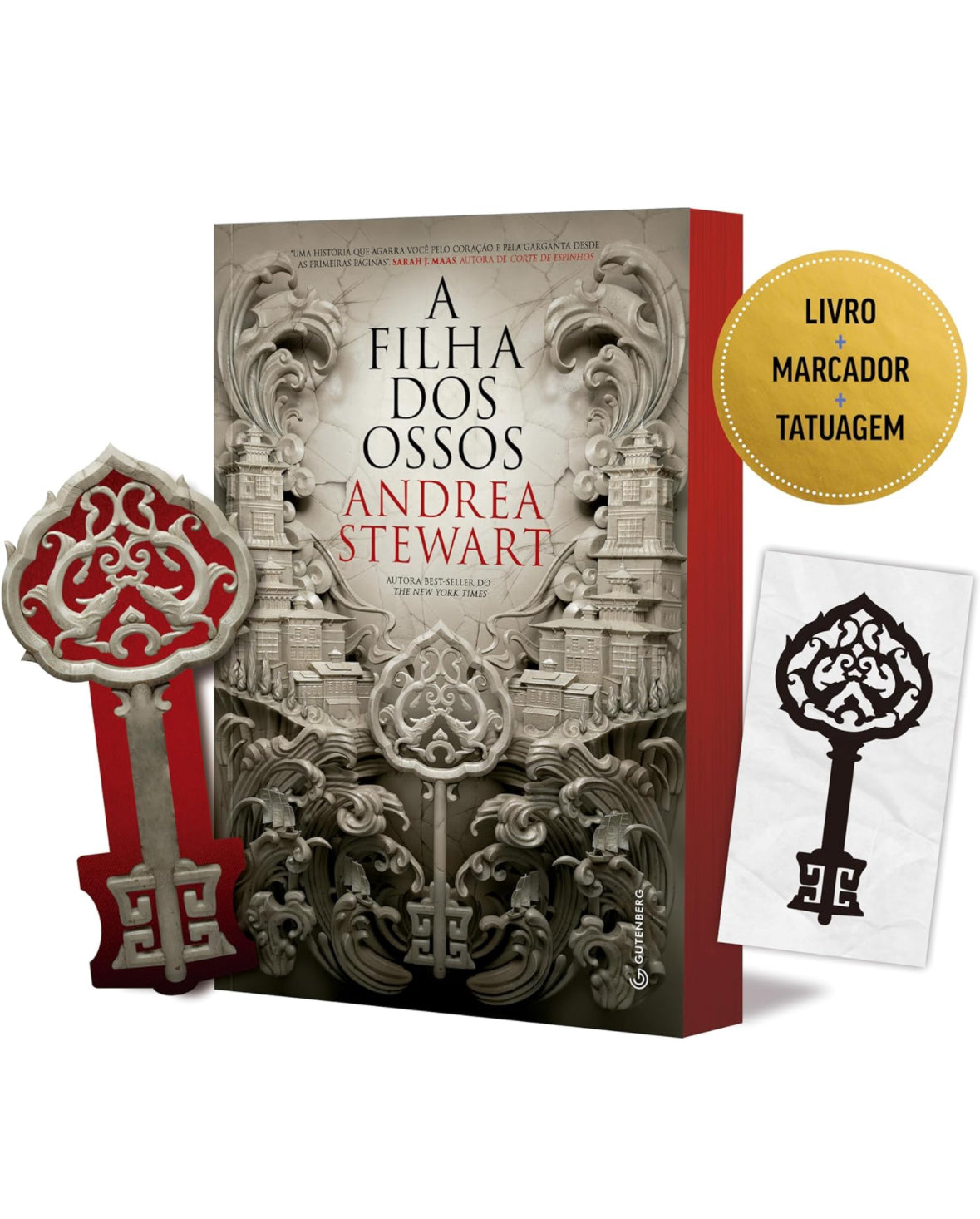 A filha dos ossos - Andrea Stewart - Edição com brindes