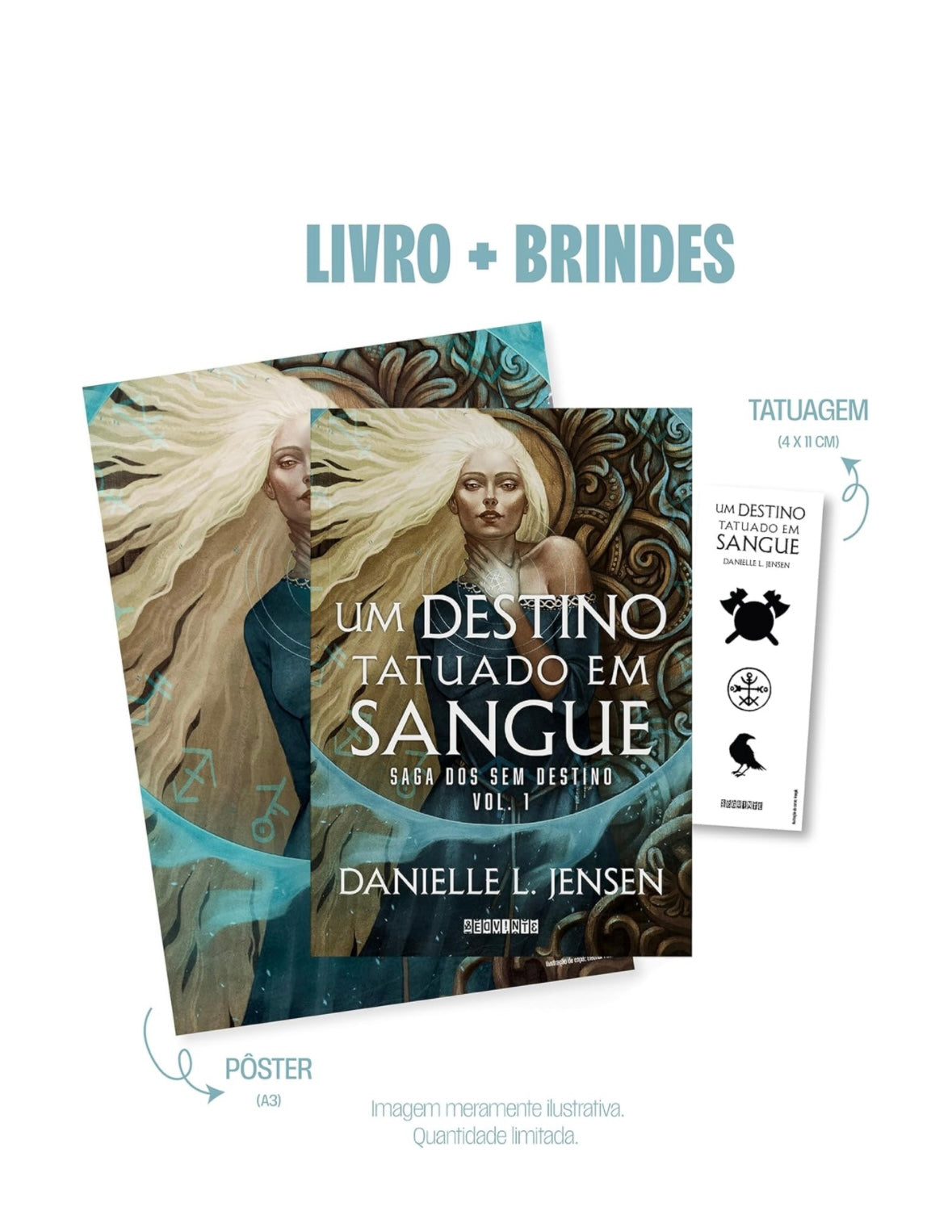 Um destino tatuado em sangue (Livro 1) com Brinde - Danielle L. Jensen