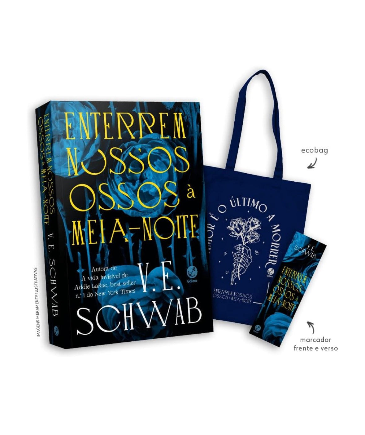Enterrem nossos ossos à meia-noite + BRINDES - V. E. Schwab