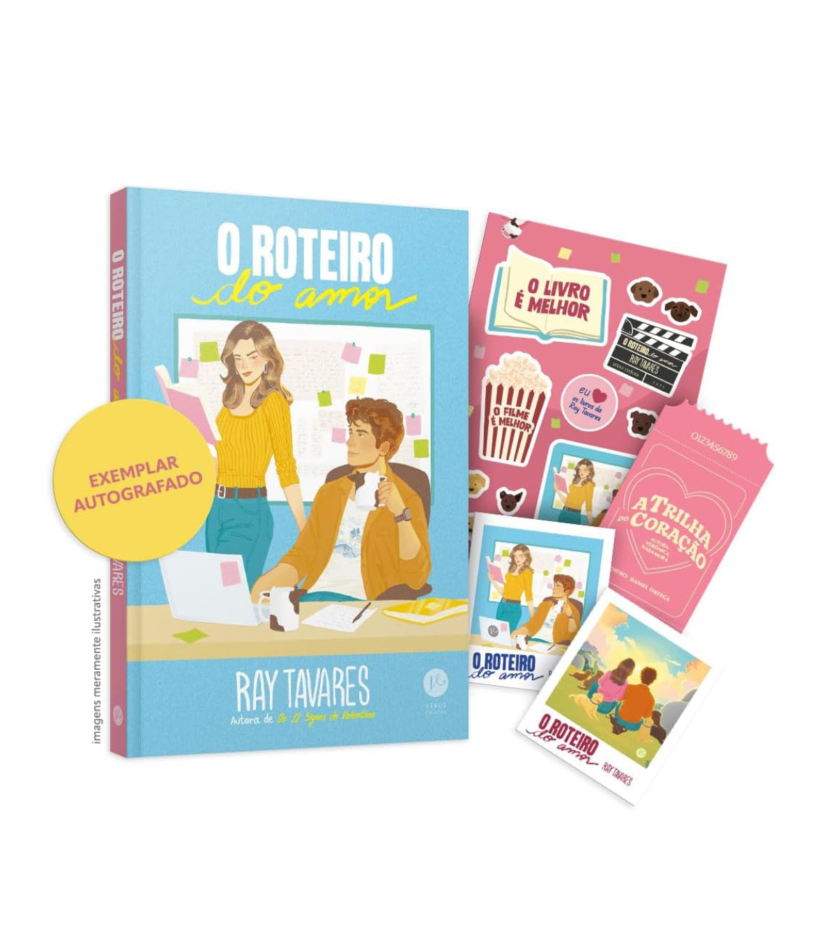 O roteiro do amor + brindes - Ray Tavares