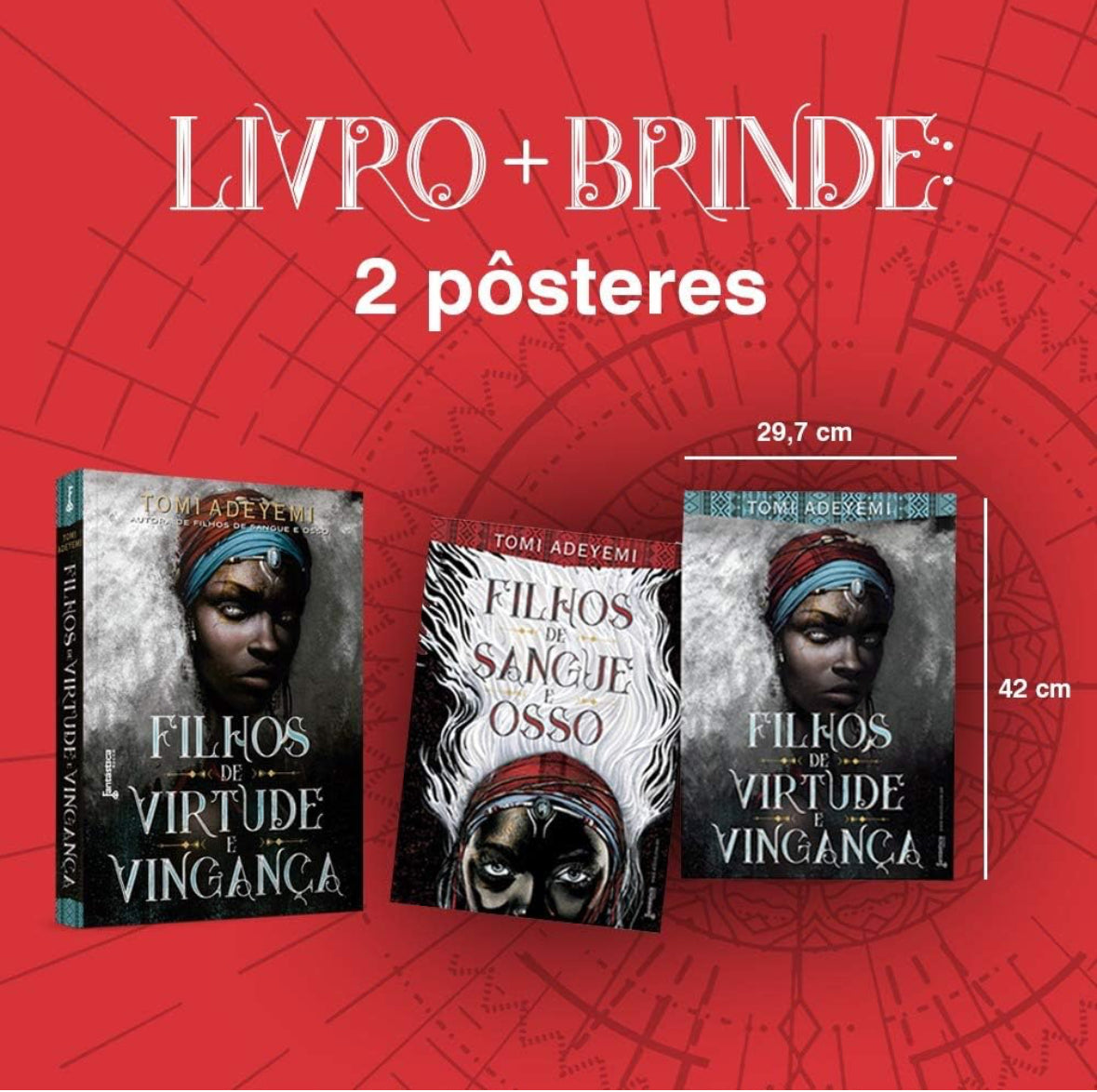 Filhos De Virtude E Vingança – Acompanha Brinde: 2 Pôsteres - Tomi Adeyemi (livro 2)