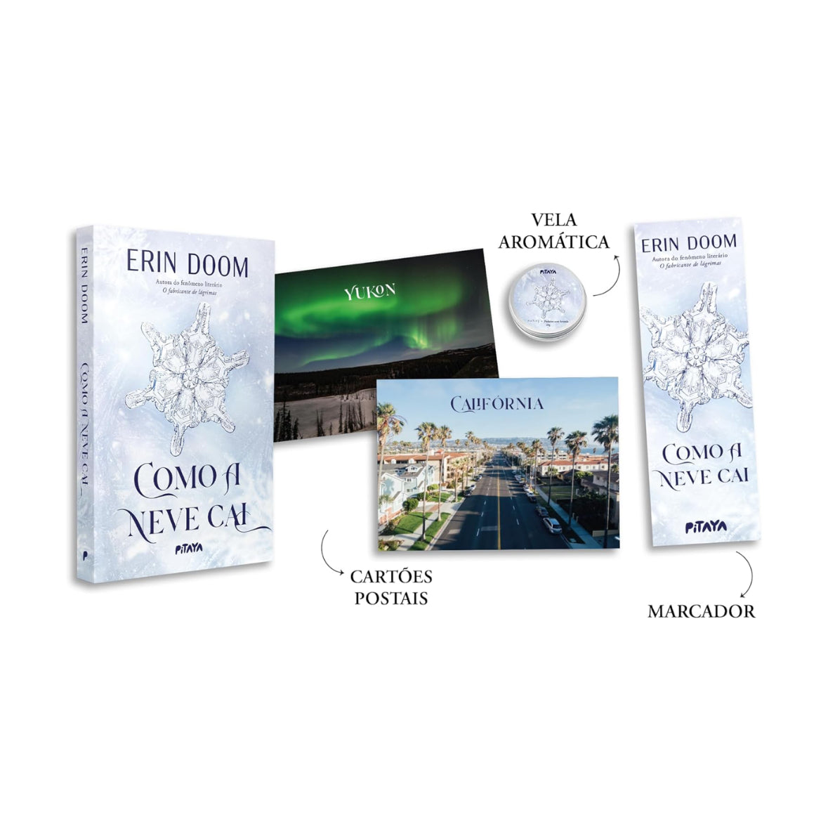 Como a neve cai + Brinde – Da mesma autora do fenômeno literário "O fabricante de lágrimas" - Erin Doom