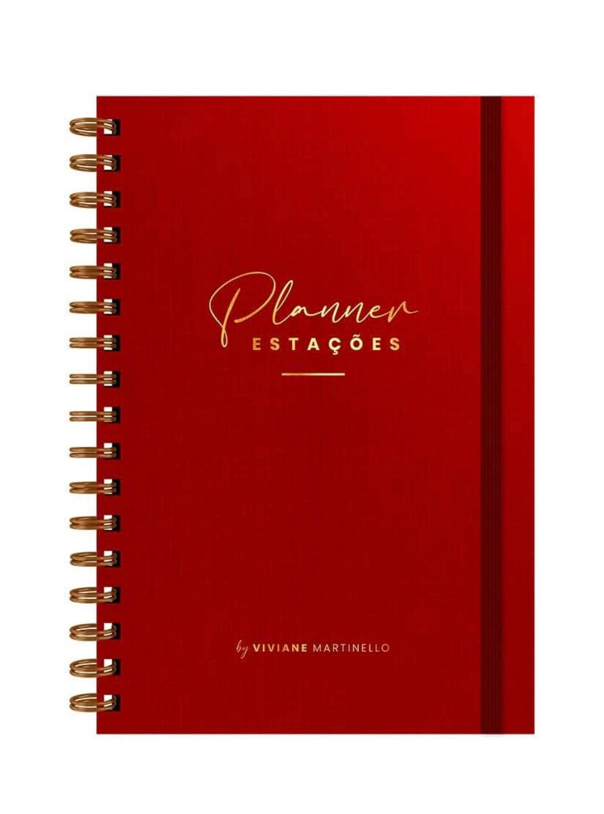 Planner Estações by Viviane Martinello - Vermelho