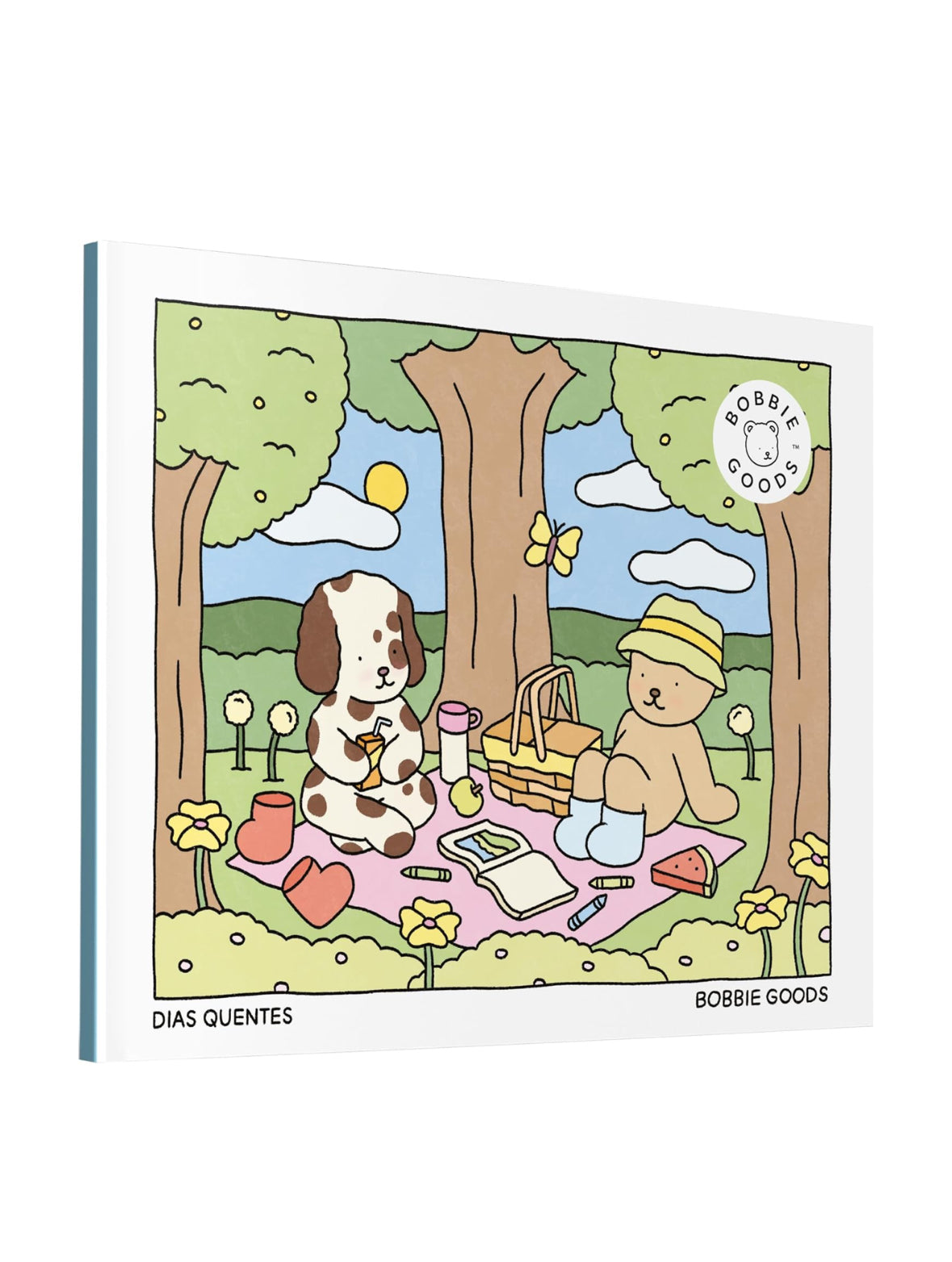 Dias quentes (Spring Summer) – Livro de colorir oficial Bobbie Goods