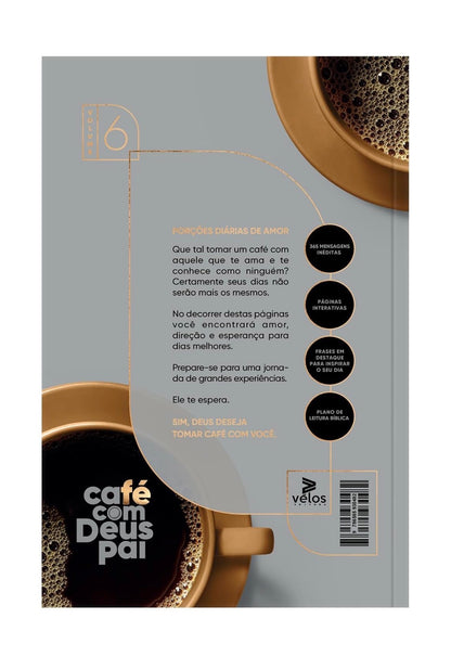 Café com Deus Pai Vol. 6 - 2026: Porções Diárias de Amor - Júnior Rostirola