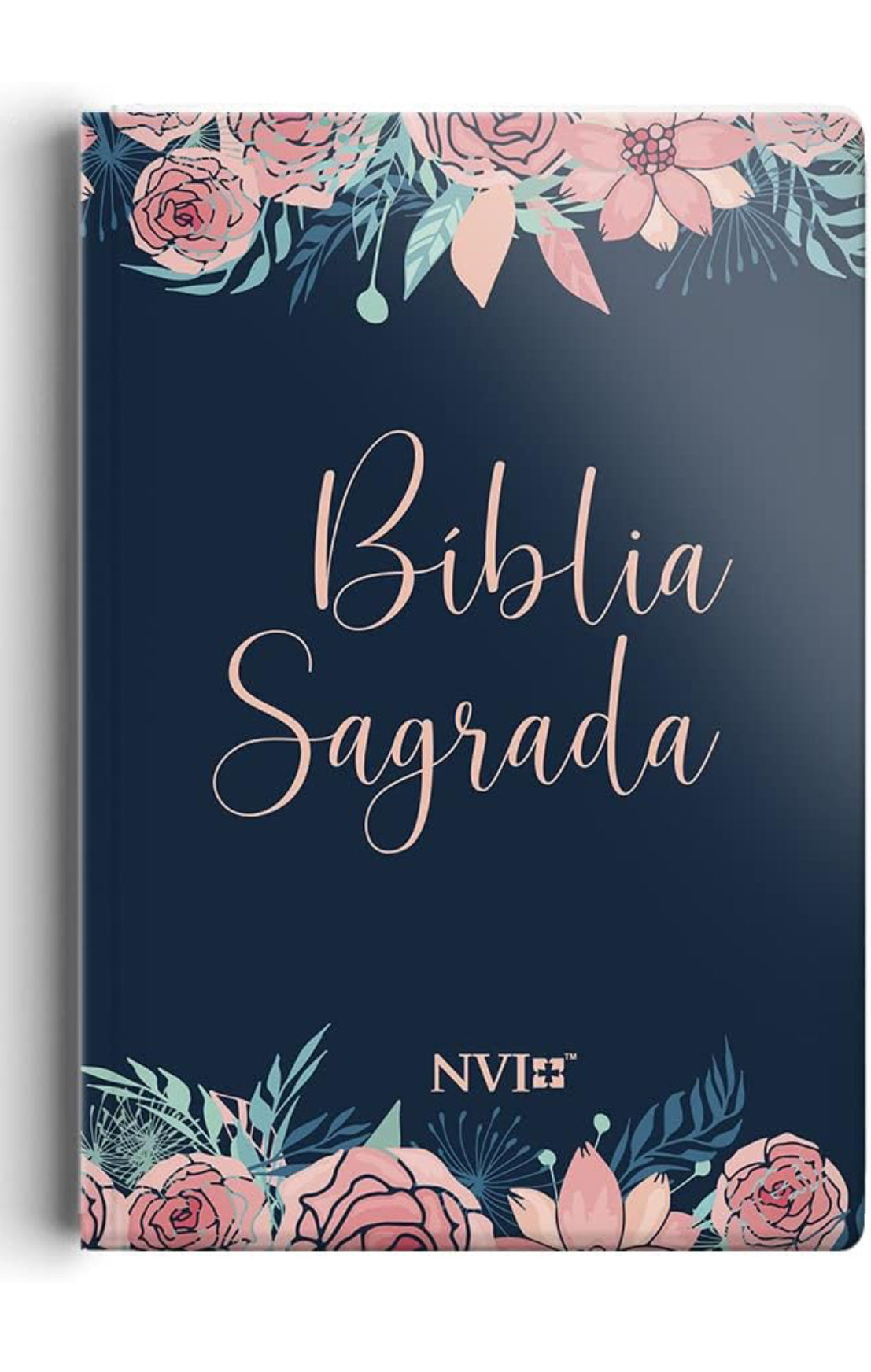 Bíblia NVI Letra normal Capa dura - Rosas