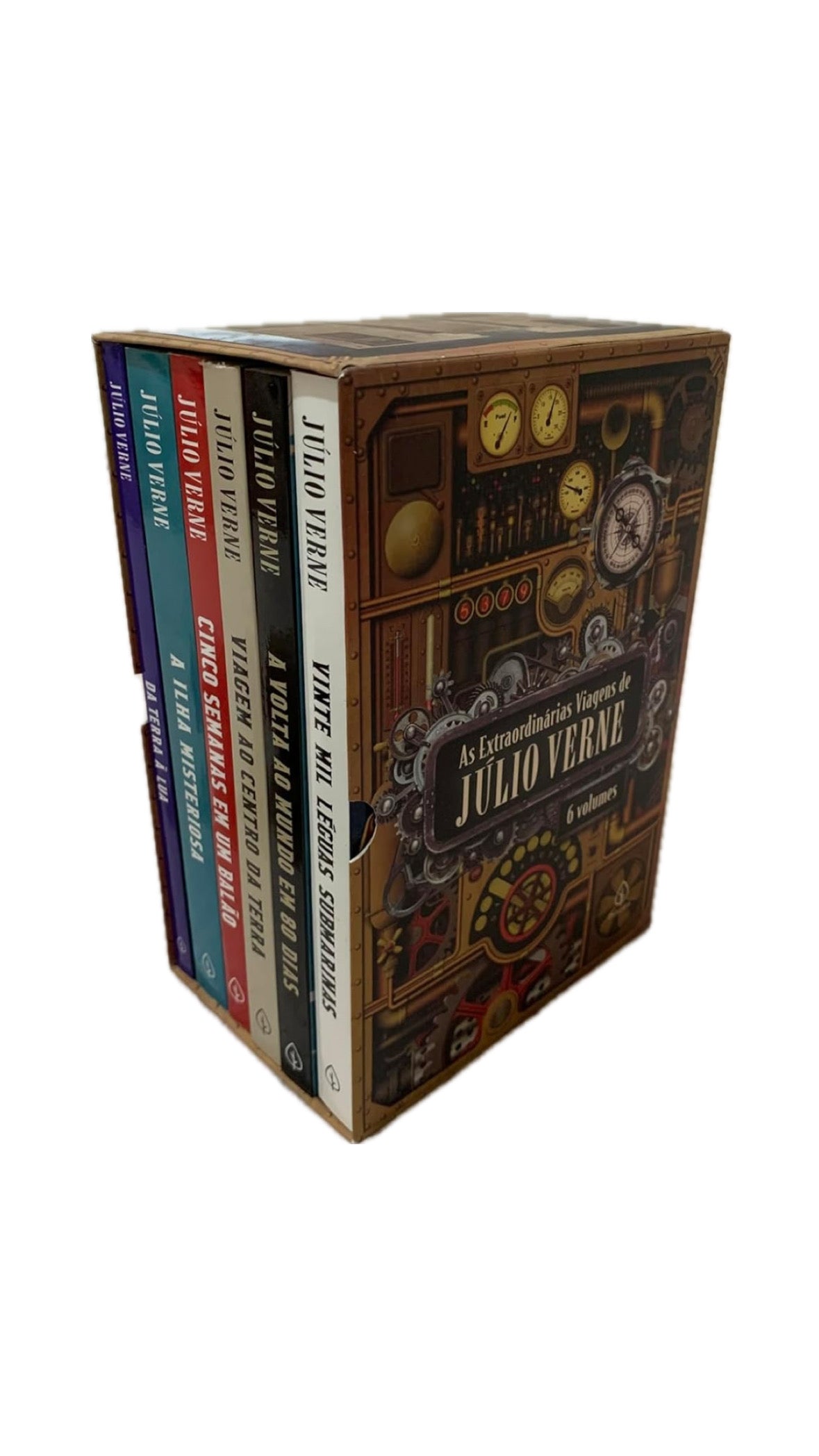As extraordinárias viagens de Júlio Verne - Box com 6 livros
