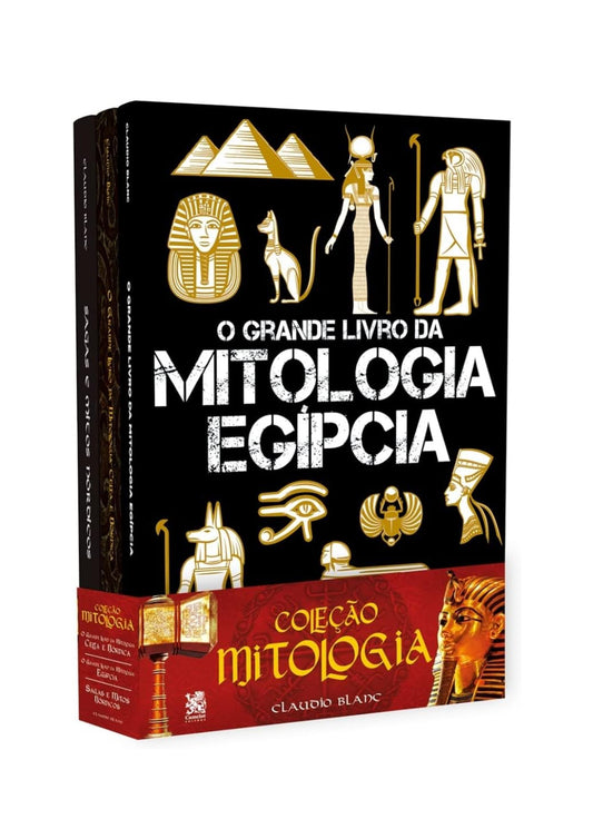 Coleção Mitologias | Kit com 3 Livros - O Grande Livro da Mitologia Egípcia - O Grande Livro da Mitologia Celta e Nórdica - Sagas e Mitos Nórdicos