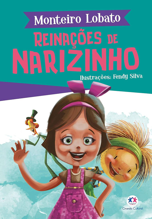 Reinações de Narizinho - Monteiro Lobato - Capa comum