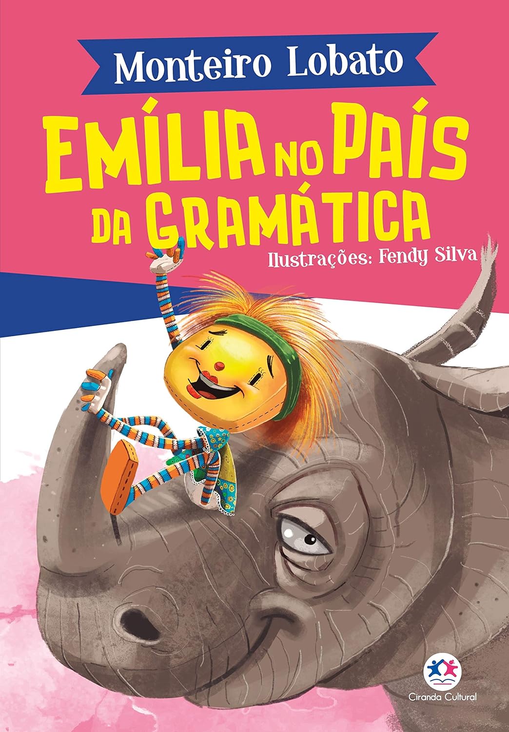 Emília no País da Gramática - Monteiro Lobato - Capa comum
