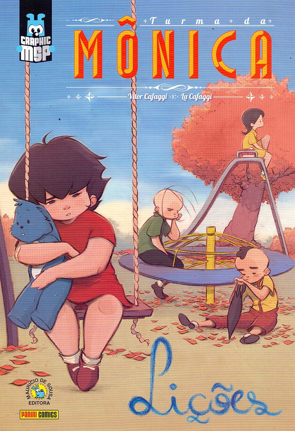 Lições. Volume 8 - Coleção Turma da Mônica - Vitor e Lu Cafaggi - Capa comum