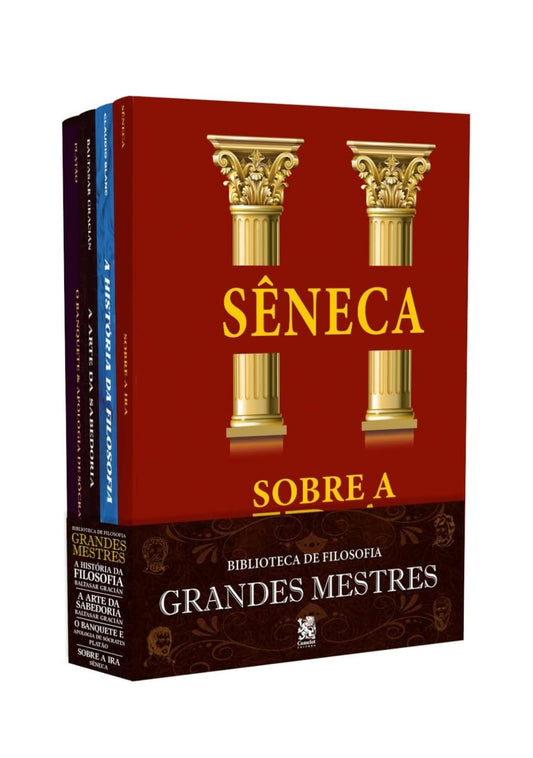 Biblioteca de Filosofia - Grandes Mestres | Kit com 4 Livros