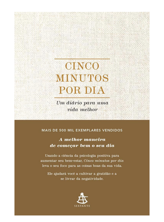 Cinco minutos por dia: Um diário para uma vida melhor - Alex Ikonn - Capa dura