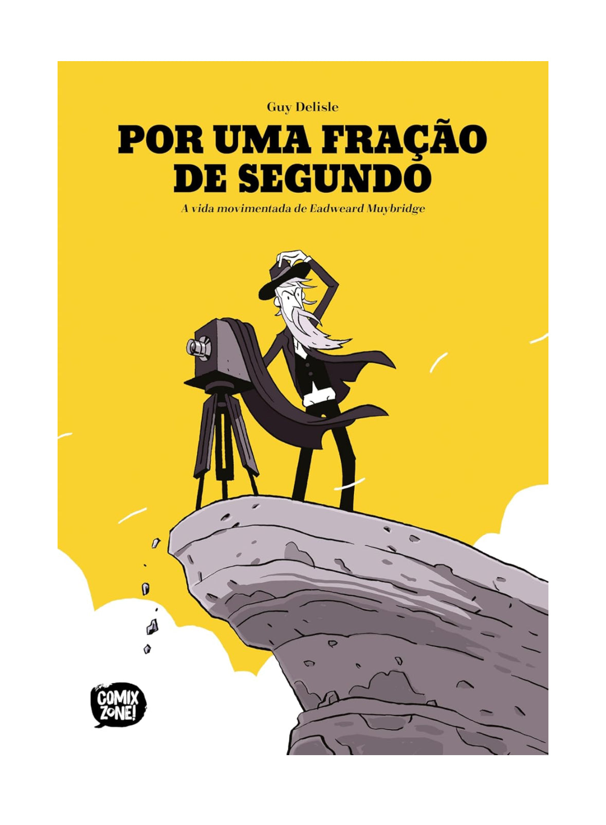Por uma Fração de Segundo: a Vida Movimentada de Eadweard Muybridge - Guy Delisle - Capa dura e quadrinhos