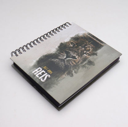 Bíblia Sagrada Anote Rei Dos Reis Com Espaço Para Anotações NVI - Espiral e Capa dura