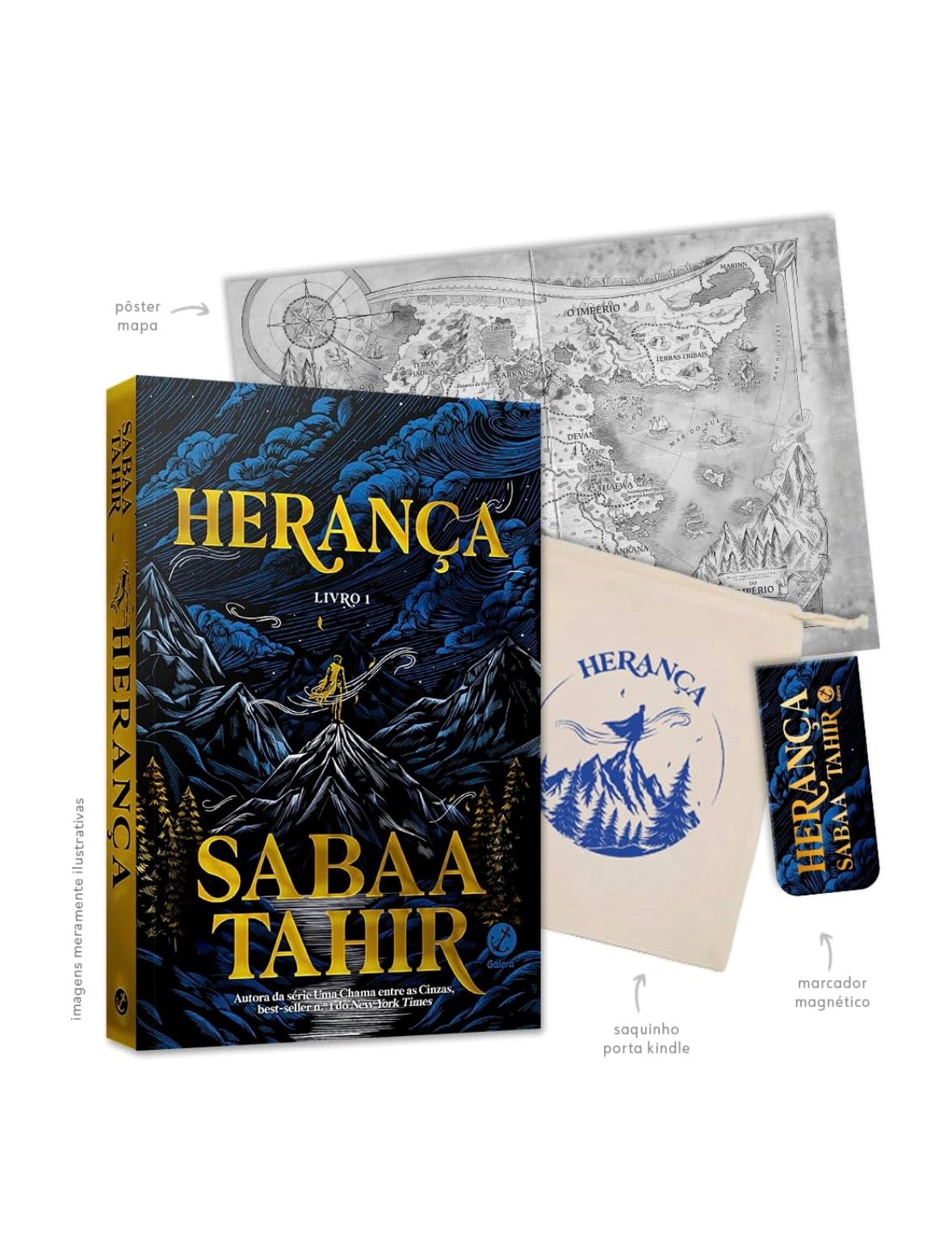 Herança (Vol. 1 Série Herança) + brindes - Sabaa Tahir