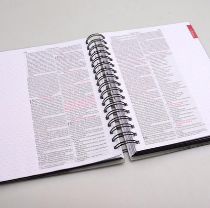 Bíblia Sagrada Anote Rei Dos Reis Com Espaço Para Anotações NVI - Espiral e Capa dura