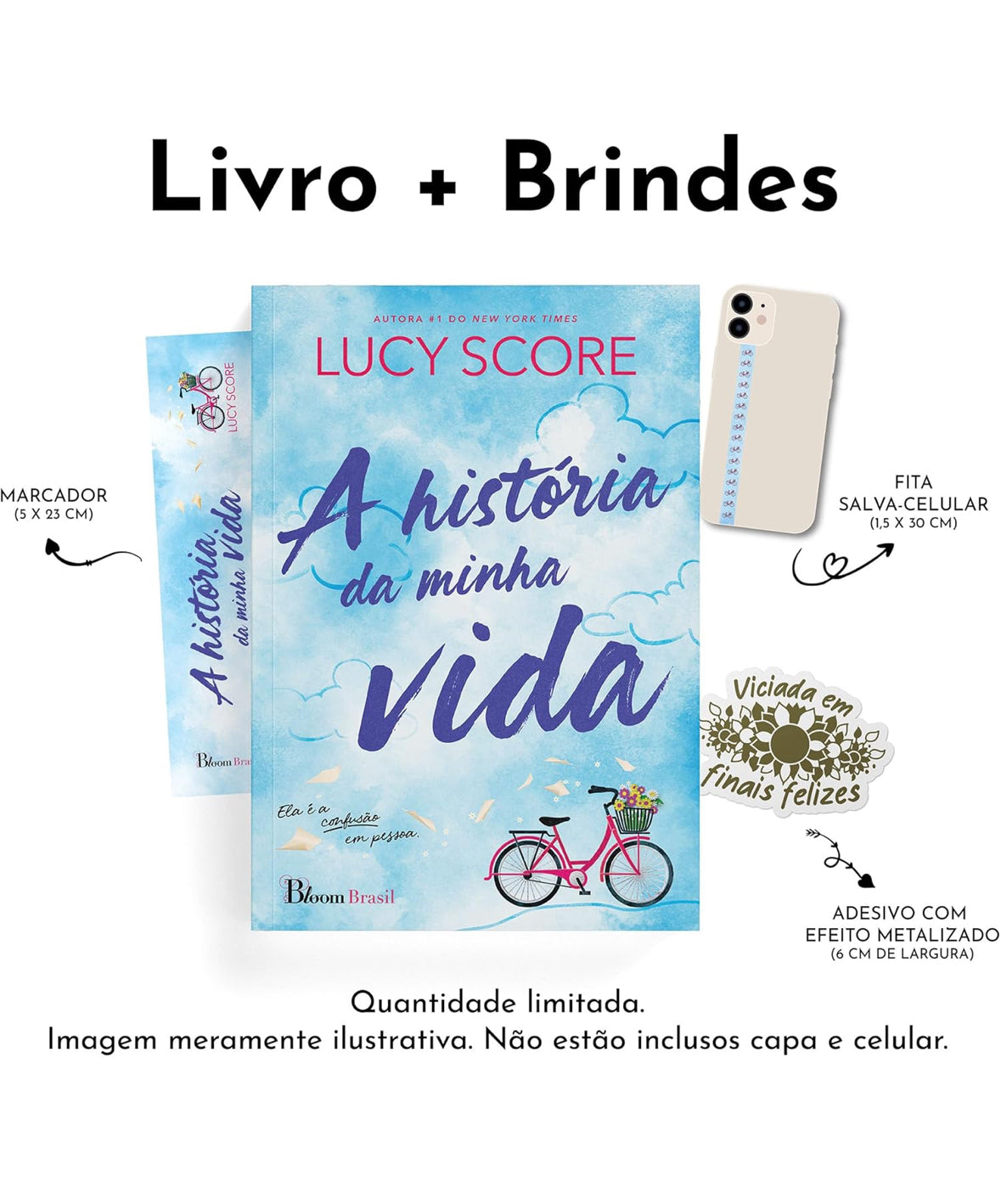A história da minha vida (Com brindes) - Lucy Score