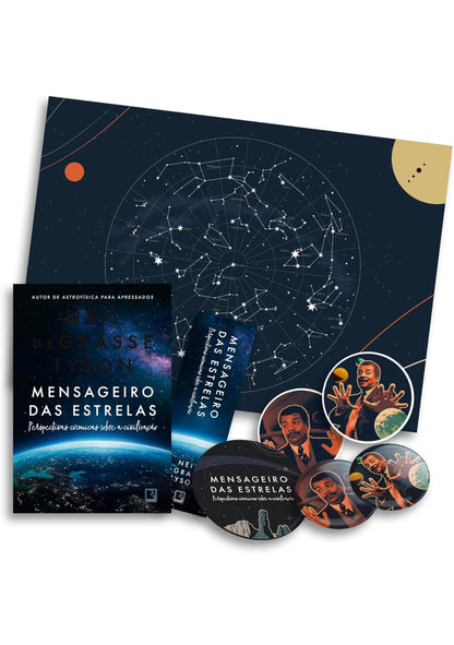 Mensageiro das estrelas Perspectivas cósmicas sobre a civilização + BRINDES - Neil deGrasse Tyson