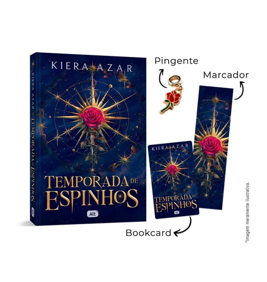 Temporada de espinhos + Brindes - Kiera Azar
